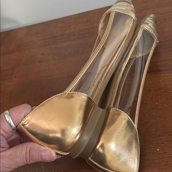 Jessica Simpson Gold and Silver Heels - Picture 7 of 10